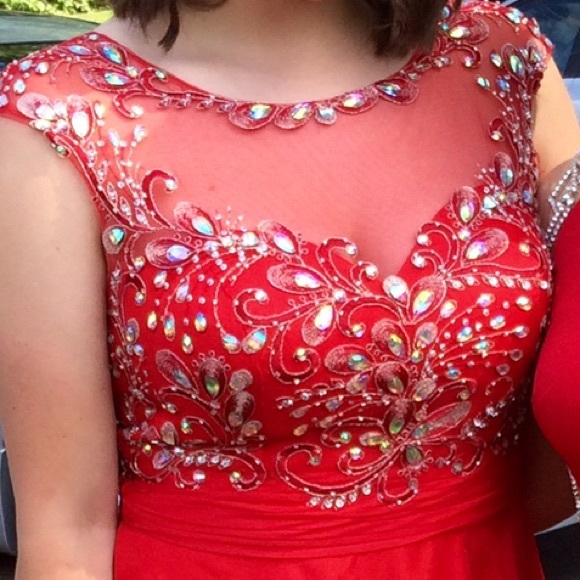 Red Prom Dress - Picture 2 of 3