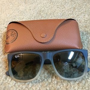 Ray ban 4165 gradient blue sunglasses
