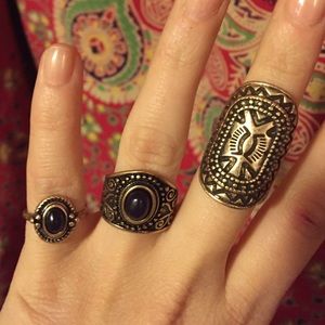 Aztec ring set!!! 💣🔮☠