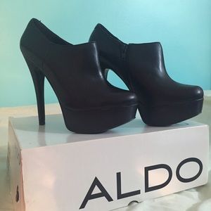 Black Platform Booties