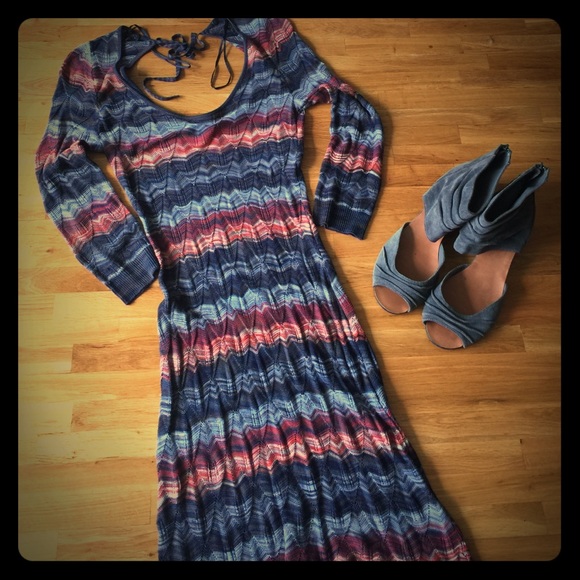 💥REDUCED💥 Missoni style crochet Sweater Dress