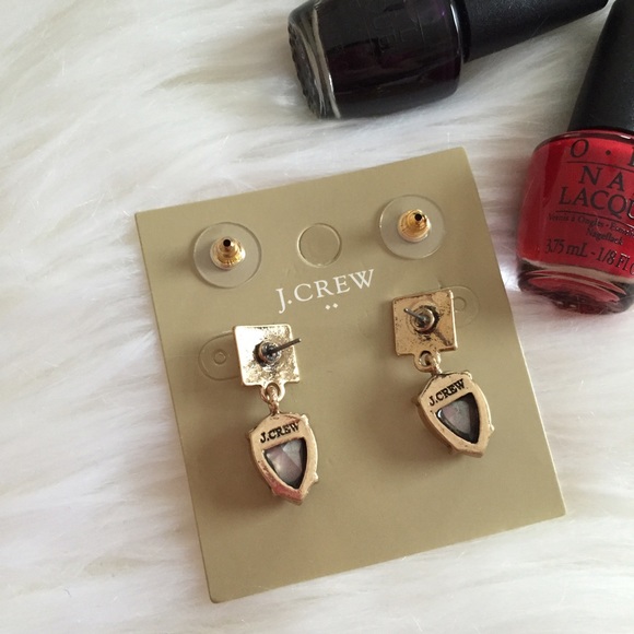 ️J. Crew Tear Drop Studs Earrings - Picture 3 of 4