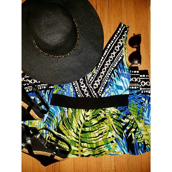 NWT| Connected Petite {TROPICAL PRINT DRESS} 14P - Picture 3 of 9