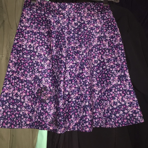 Flower skater skirt