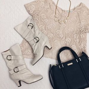 ALDO Heeled Leather Boots