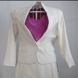 JH Collectibles- business suit- Off white color.