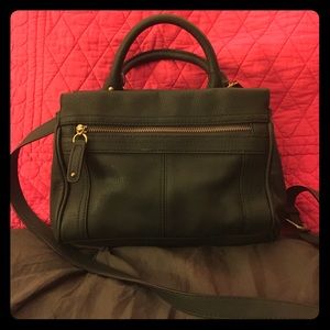 Hunter green Crossbody purse