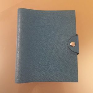 Hermes leather notebook cover