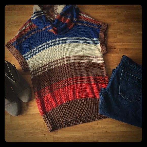 Wide Stripe Chunky Sweater
