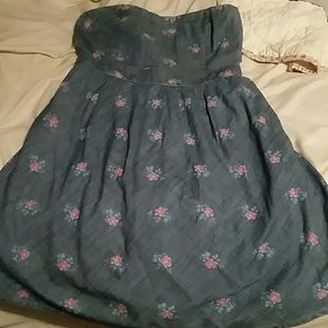 Hollister Short Strapless Dress