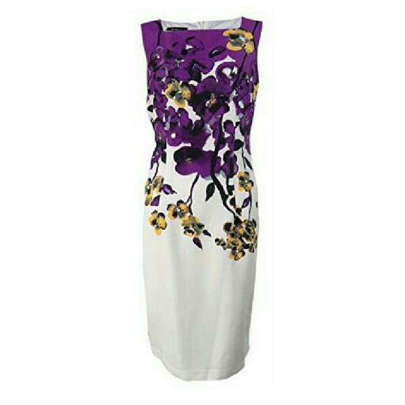 AGB Dresses & Skirts - AGB White floral  Casual Dress