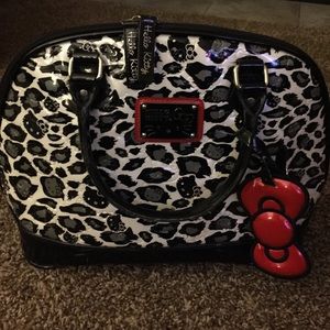 Hello Kitty Large Cheetah Tote Purse