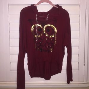 Marron Owl sweater
