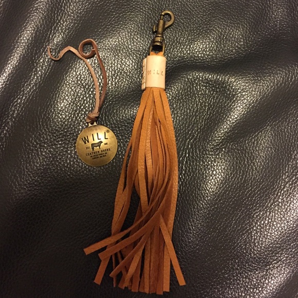 Will Leather Goods tassel Keychain & tag