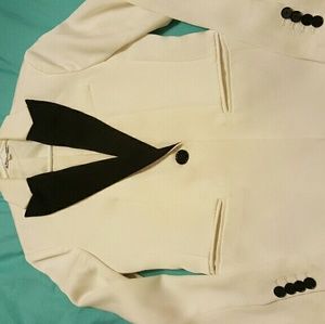 Express edition one button tuxedo jacket / blazer