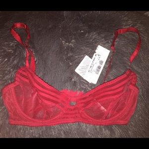 NWT La Perla Red Lace Bra