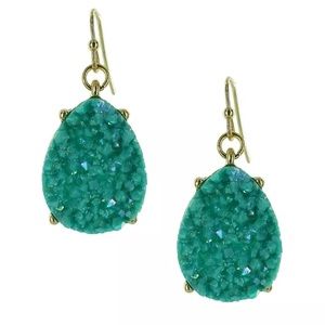 Turquoise Boho Druzy/Drusy Earrings