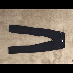 black wet seal blue asphalt skinny jeans