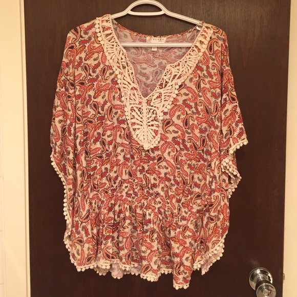 Kenar Tops - Women's paisley blouse