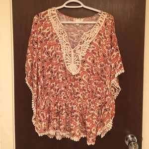 Women's paisley blouse