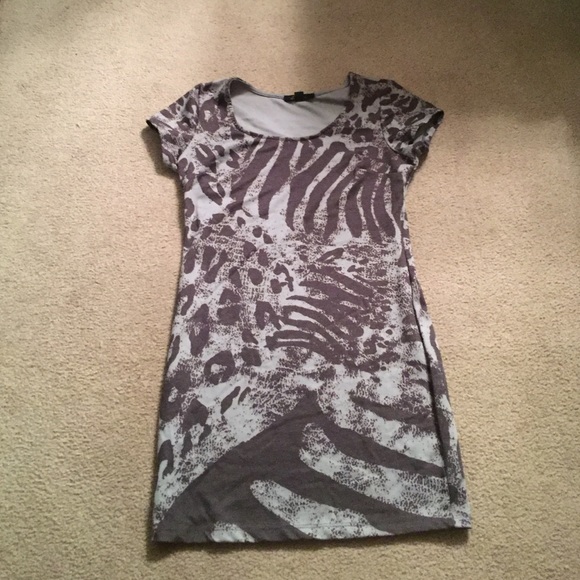 Forever 21 Animal Print A line Dress