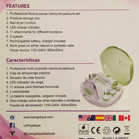 selling a manicure and pedicure set w/ nail dryer - Picture 4 of 4