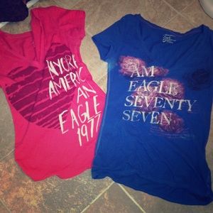 2 American Eagle shirts!