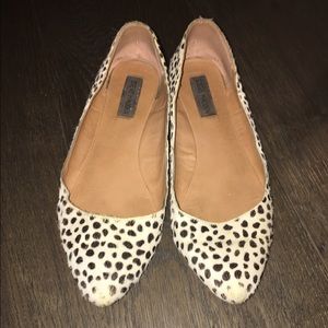 Steve Madden Leopard Flats 8.5
