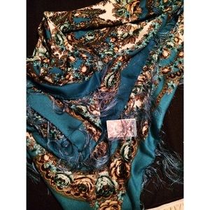 New Wool Russian Flower Shawl