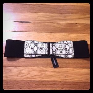 Snake skin belt
