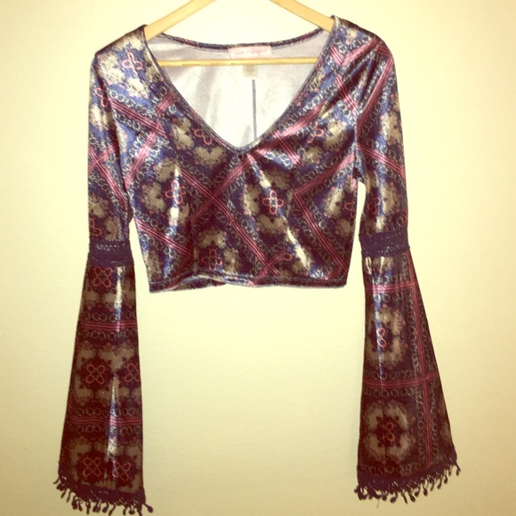 Vintage Style Top- Band of Gypsies