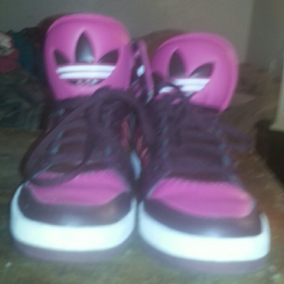 Pink Hightop Adidas