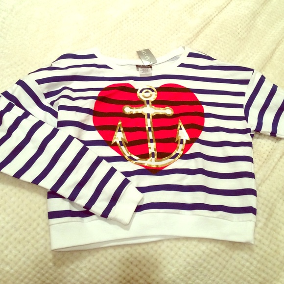 Nautical top Delia's NWT