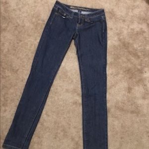 wet seal blue asphalt jeans