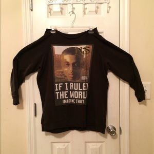 Nas album cover oversized sweater
