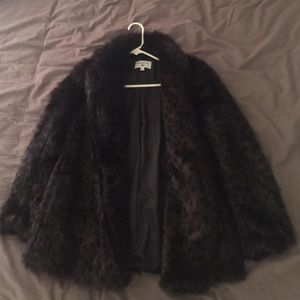 Uniqlo x Carine Roitfeld faux fur jacket
