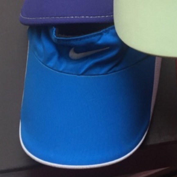 Blue nike visor
