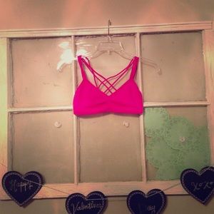 Hot Pink Sports Bra