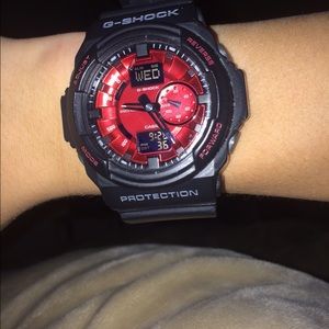 Gshock back and red