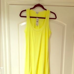 Splendid Hot Yellow Sleevless Shift Dress Size S