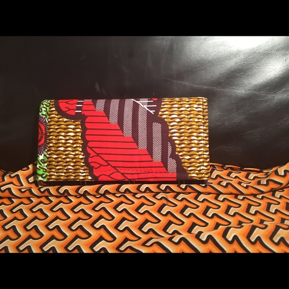 African Print Wallet - Picture 3 of 4