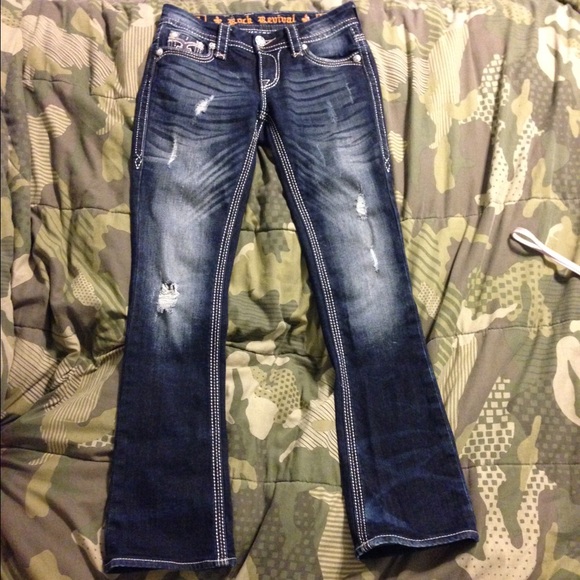 Boot Cut Rock Revival Jeans - Picture 3 of 4