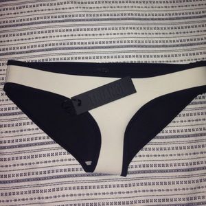 White Triangl bikini bottom
