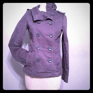 H&M 38/10/S military jacket gray