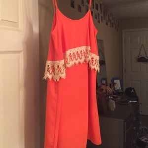 Orange dress