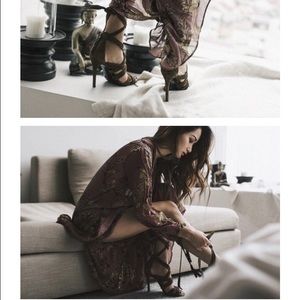 🤑SOLD❣For love and lemons Santa Rosa maxi dress