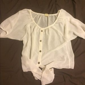 Off white blouse. Only worn a few times!