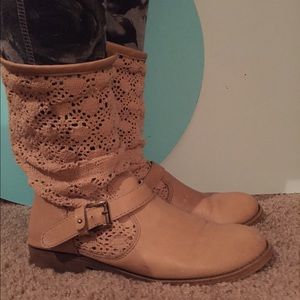 Vintage Crochet Boots