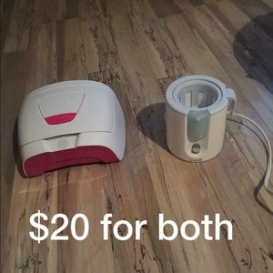 Bottle and wipey warmer