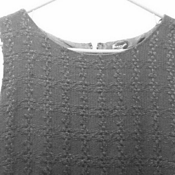 Black tweed business dress